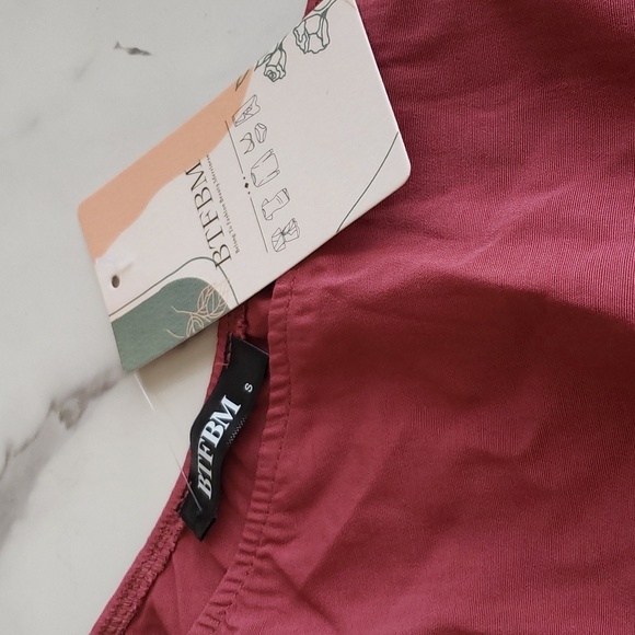 BTFBM Puff Sleeve Asymmetrical Neck High Waist Cutout Swing Maxi Dress Plum SZ S - Picture 8 of 12